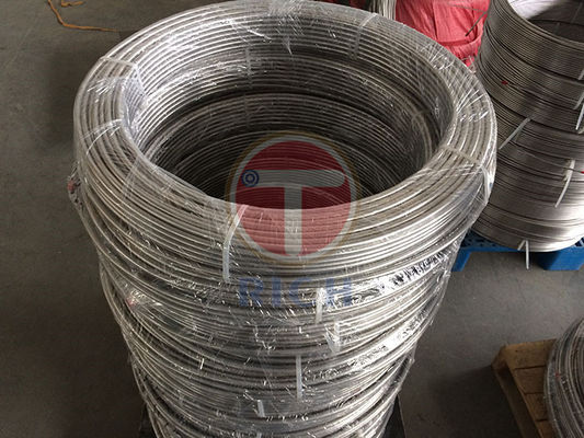 قیمت خوب لوله کویل فولاد ضد زنگ ASTM 304L 316L 2205 2507 825 625 آنلاین