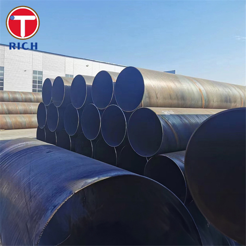 ASTM A139 درجه B لوله فولادی جوش خورده لوله فولادی جوش خورده برای تامین آب