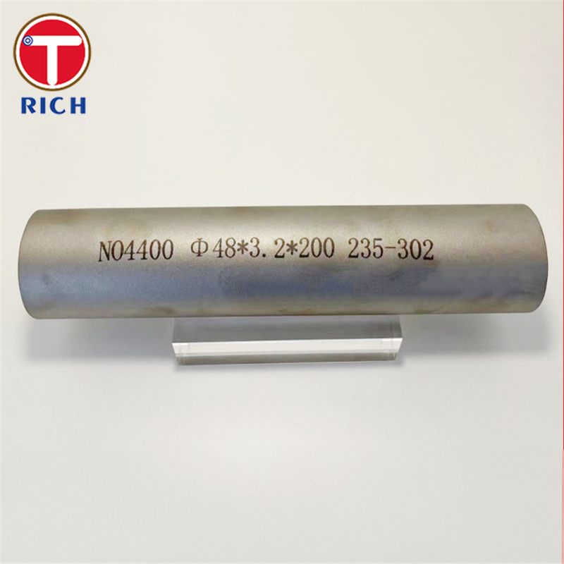 ASTM B165 مونل 400 لوله فولادی بی سیم آلیاژ مس نیکل UNS N04400 لوله فولادی بی سیم برای خودرو
