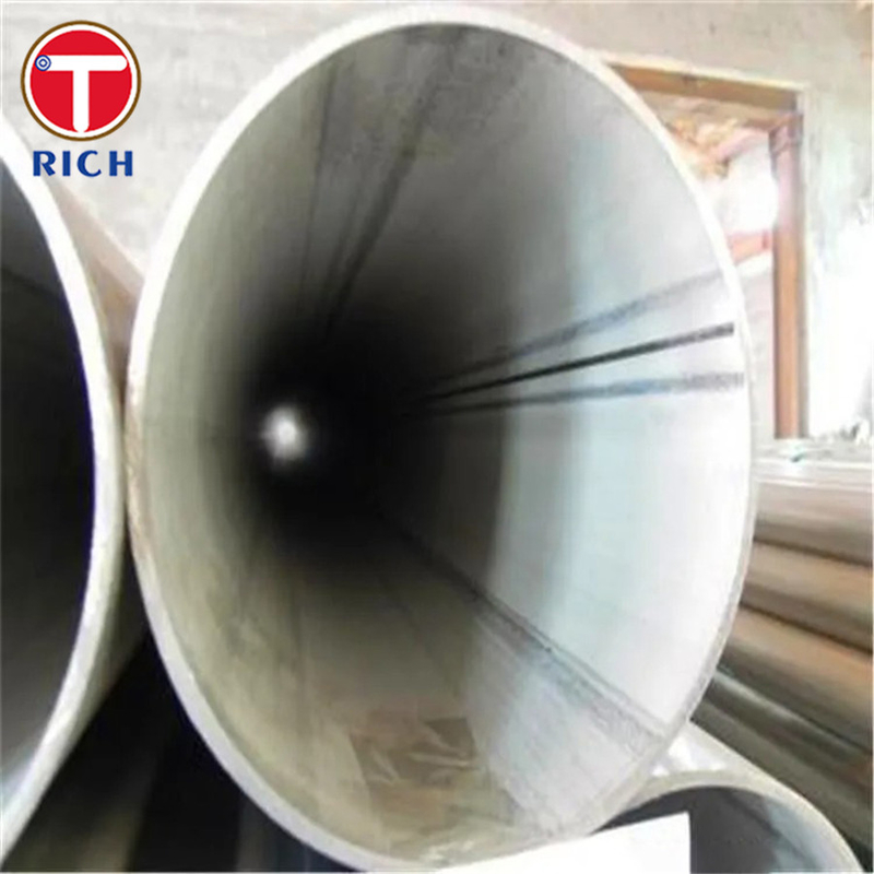 ASTM A358 304 لوله فولادی ضد زنگ لوله فولادی ضد زنگ مصاب فیوژن الکتریکی برای خدمات دمای بالا