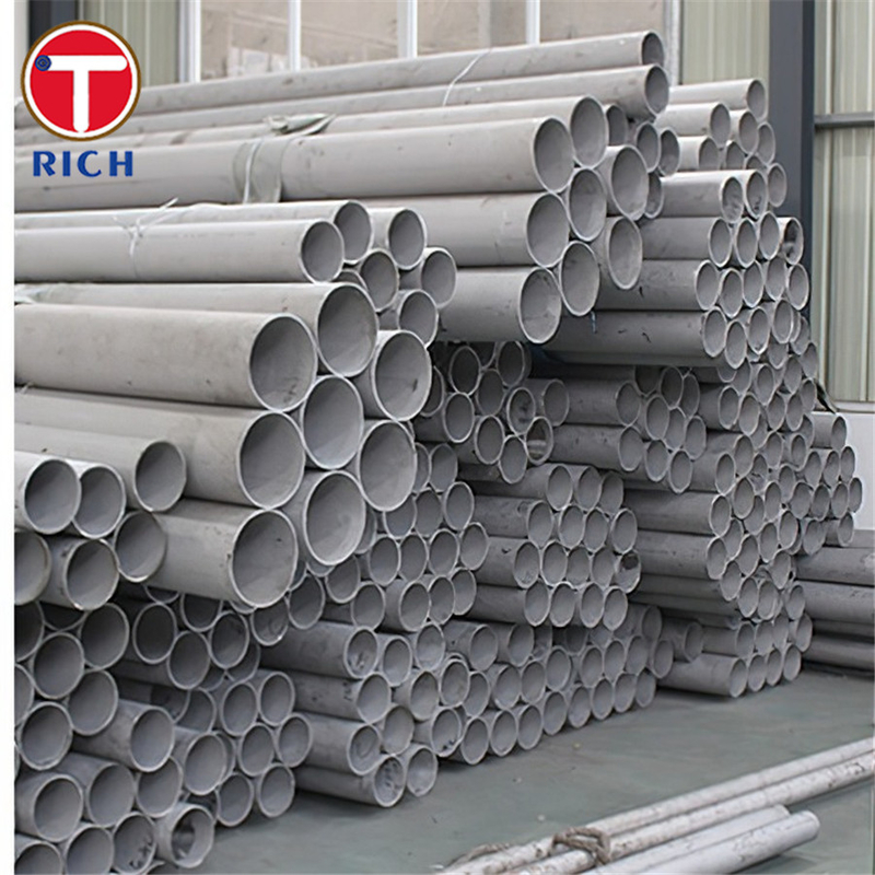 ASTM A778 TP304L لوله های فولادی فولاد ضد زنگ جوش نشده استنیتیک فولادی فولاد ضد زنگ لوله ای برای پزشکی