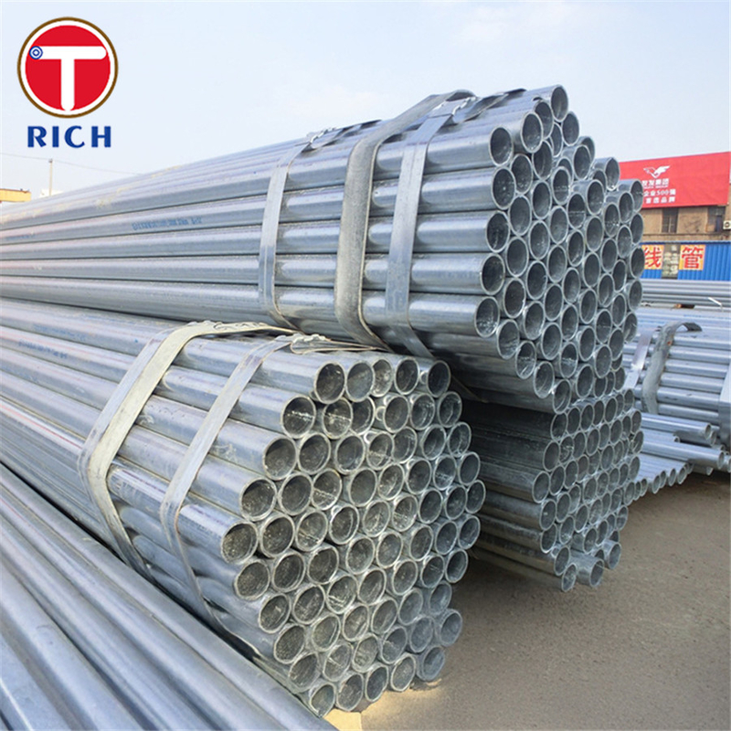 EN 1123-1 S235JR لوله گالوانیزه گرم برای لوله های فاضلاب