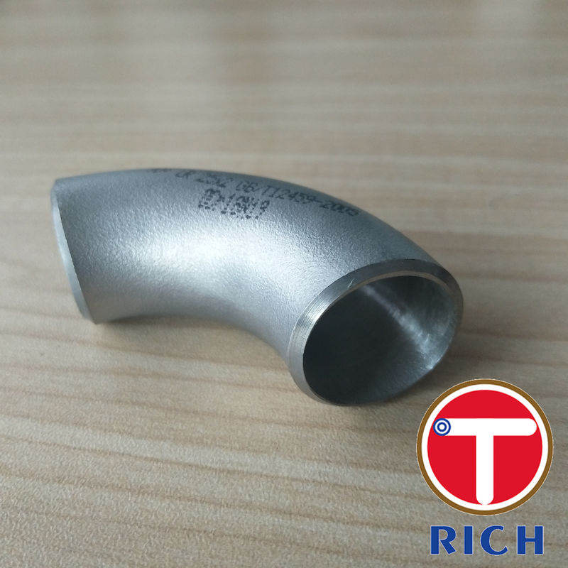 ASME B16.9 316L 304L بدون درز فولاد ضد زنگ 90 درجه LR آرنج لوله