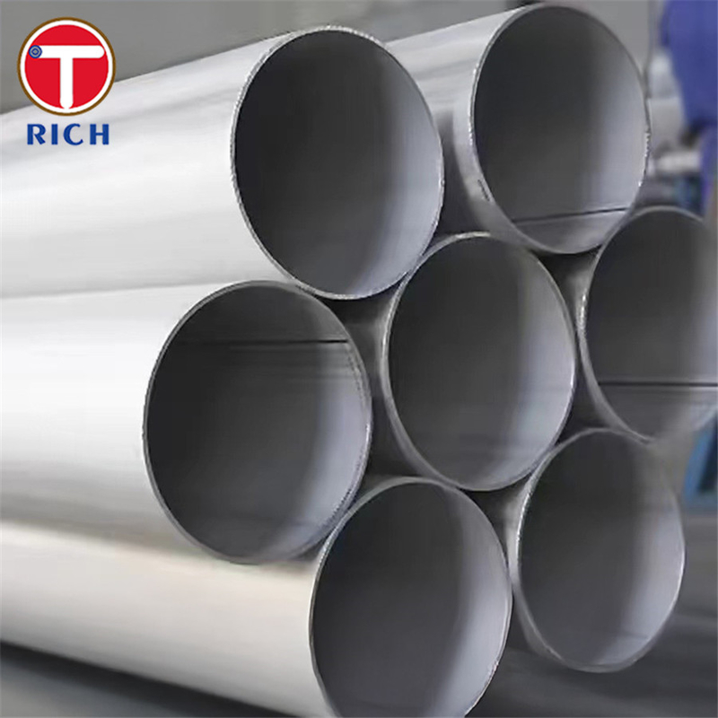 EN 10296-2 X2CrNi12 لوله های گرد جوش خورده لوله های چرخدار فولادی جوش خورده برای مهندسی عمومی