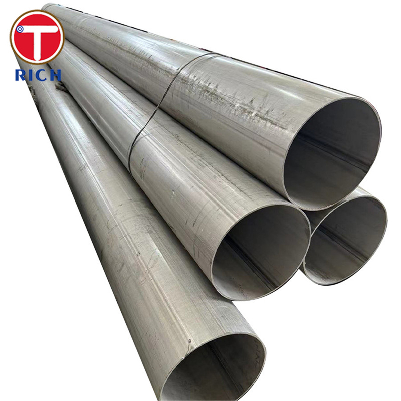 EN 10296-2 X2CrNi12 لوله های گرد جوش خورده لوله های چرخدار فولادی جوش خورده برای مهندسی عمومی