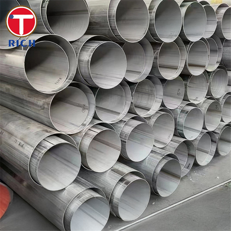 EN 10296-2 X2CrNi12 لوله های گرد جوش خورده لوله های چرخدار فولادی جوش خورده برای مهندسی عمومی