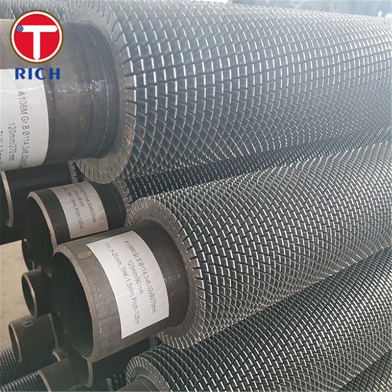 لوله پره دار مارپیچی برای مبدل های حرارتی صنعتی با راندمان انتقال حرارت بالا و اتصال قوی پره