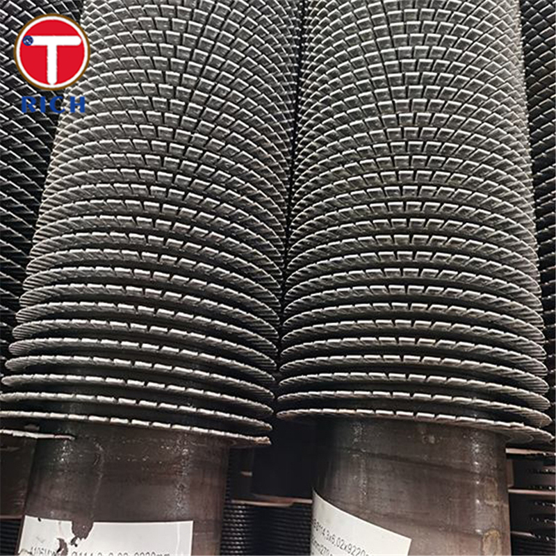 لوله پره دار مارپیچی برای مبدل های حرارتی صنعتی با راندمان انتقال حرارت بالا و اتصال قوی پره