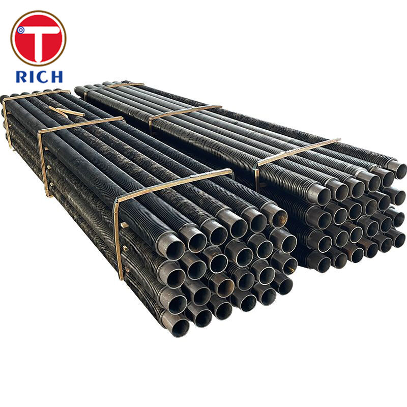 لوله فلزی آلومینیومی L-Foot Tension Wound L-Type Fin برای مبادلات گرما مقاوم به خوردگی