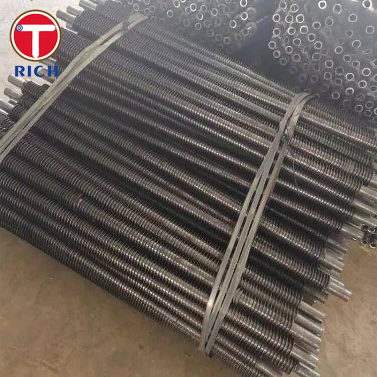 لوله فلزی آلومینیومی L-Foot Tension Wound L-Type Fin برای مبادلات گرما مقاوم به خوردگی