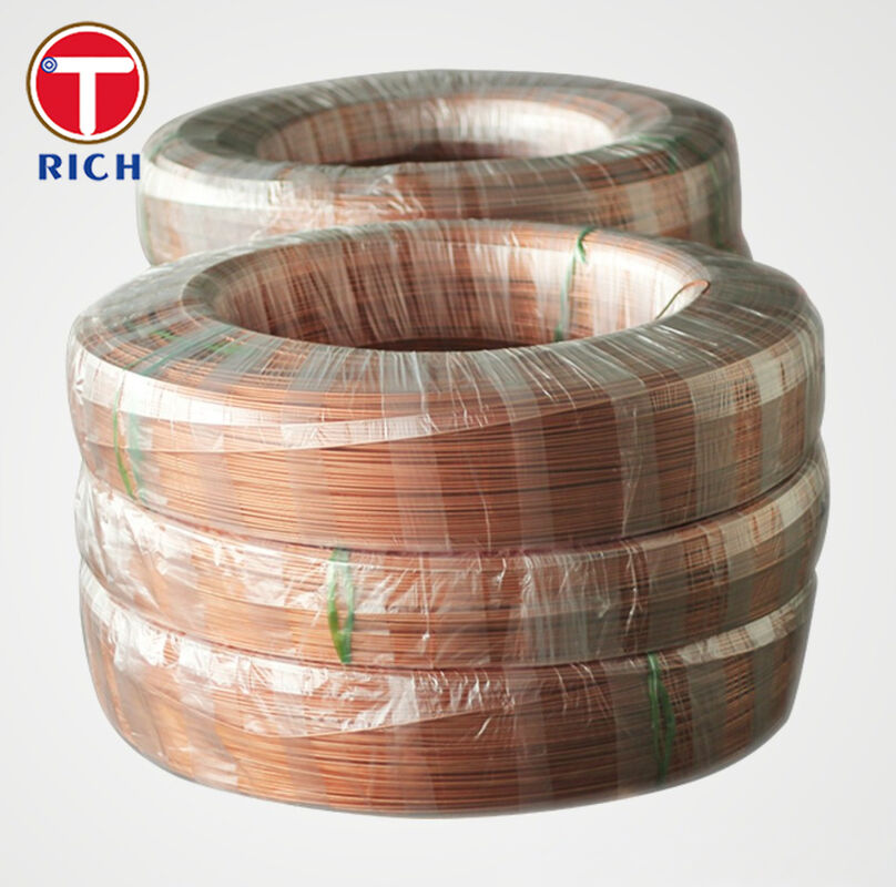 لوله فولادی کم کربن دو جداره باندی با روکش مس برای استفاده در خودرو