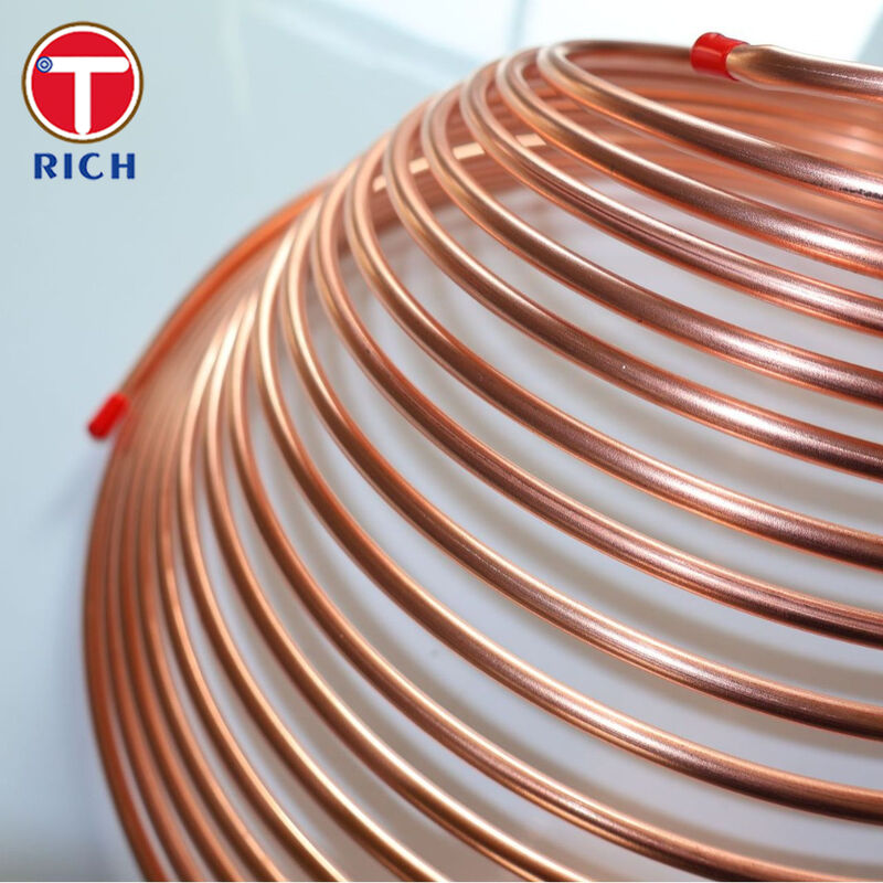 لوله فولادی کم کربن دو جداره باندی با روکش مس برای استفاده در خودرو