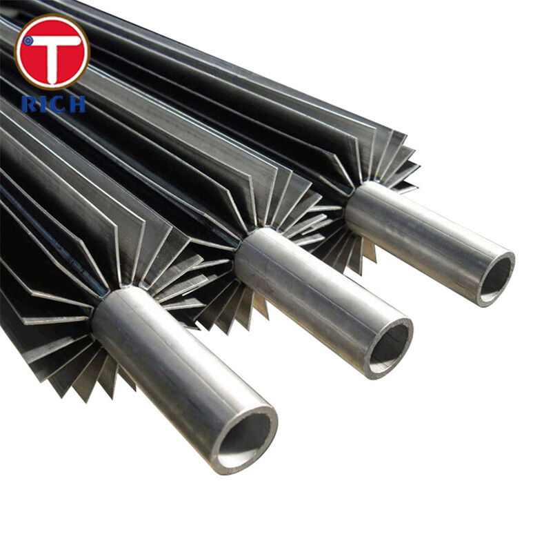 لوله های دارای باله های طولی جوش خورده مقاوم به خوردگی با تحمل دمای بالا برای انتقال گرمای بهبود یافته در مبادلات گرما روغن