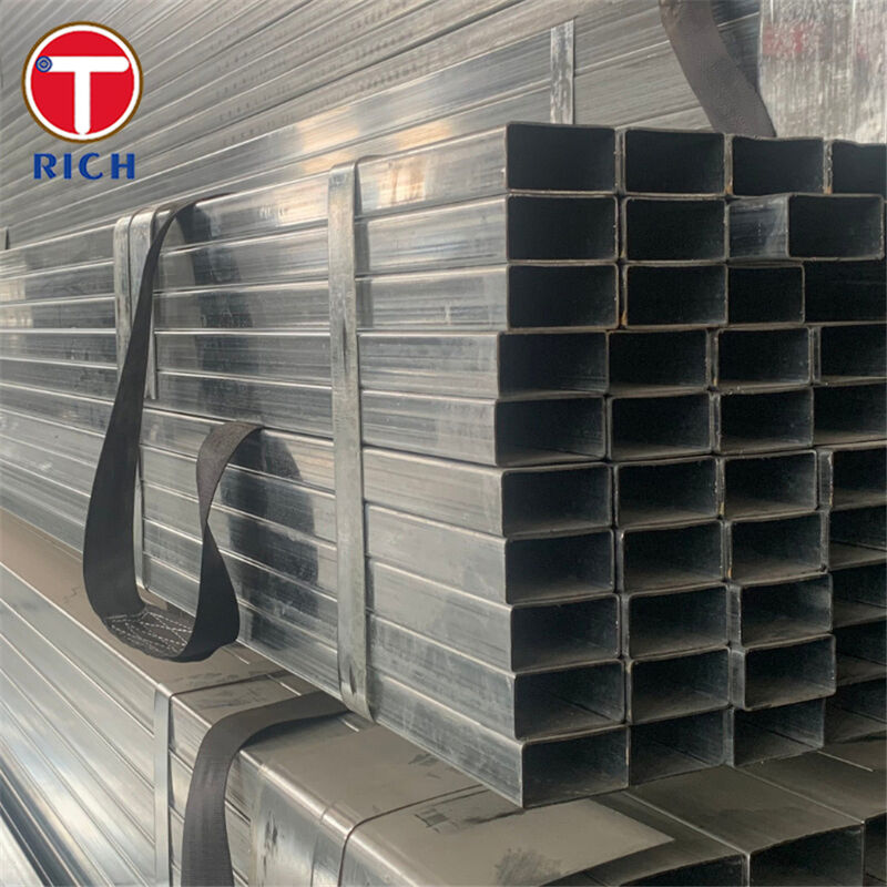 Q235 لوله مربع چسبیده از فولاد ساختاری کربن برای کاربردهای معماری با گزینه های کشیده سرد و رول گرم
