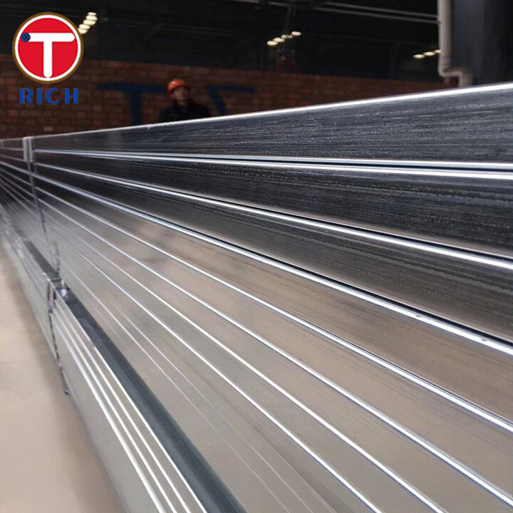 ASTM A500 درجه C لوله مربع ساختاری فولاد کربنی به شکل سرد و 50 ksi