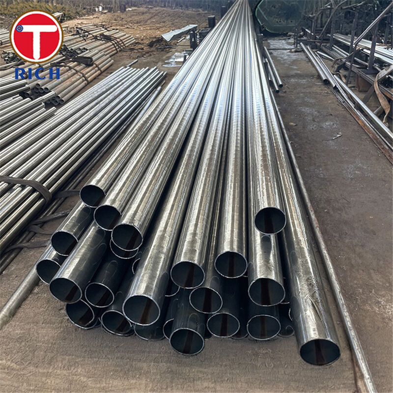 E235N لوله های سرد کشیده شده بدون درز هیدرولیک فولاد کربن با دقت برای خودرو با Ra ≤ 4 μm خشکی سطح