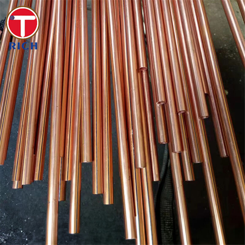 لوله باندی مسی با روکش مس SAE J527 با قطر خارجی 4.76-12.7 میلی‌متر برای کاربردهای خط ترمز