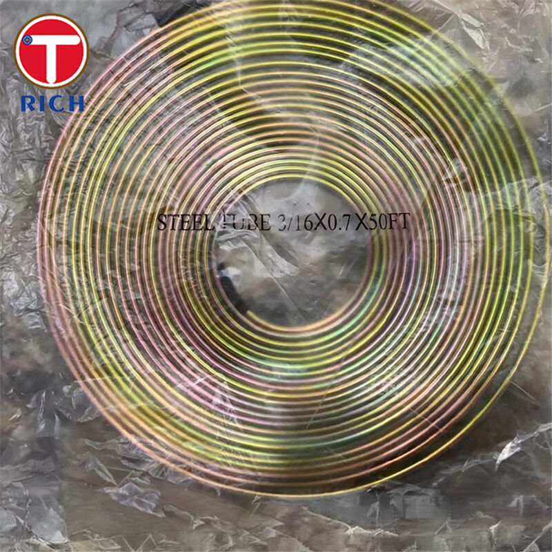 لوله باندی مسی با روکش مس SAE J527 با قطر خارجی 4.76-12.7 میلی‌متر برای کاربردهای خط ترمز