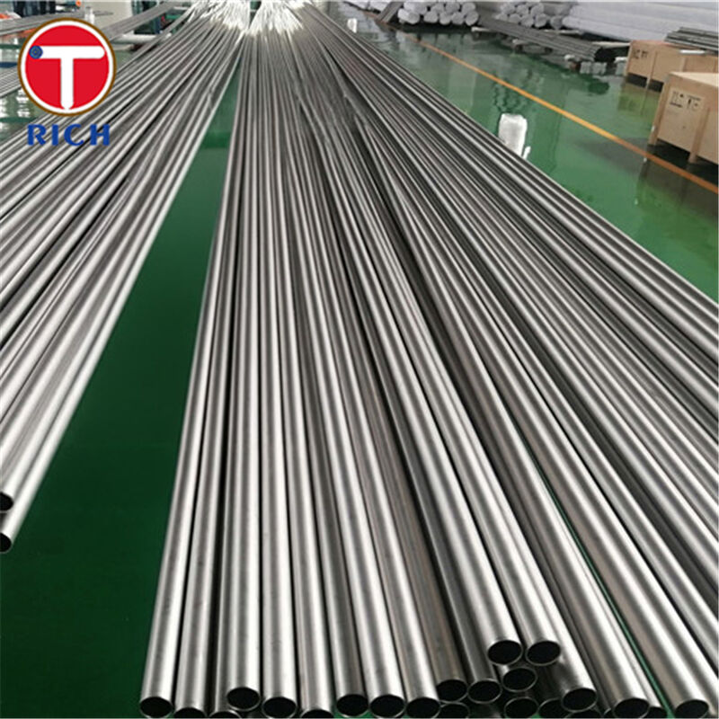 لوله مبادله گرما تیتانیومی ASTM B862 درجه 2 سرد - مقاوم به خوردگی بدون درز UNS R50400