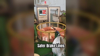 لوله خط ترمز SAE J527 فولادی با روکش مسی