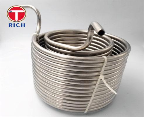 قیمت خوب کویل فولادی ضد زنگ 40 لیتری 9.52 x 0.6 میلی متر 304 برای کویل خنک کننده چیلر آبجو آنلاین