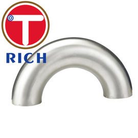 قیمت خوب اسم استاندارد B16.9 Din 2605 فولاد ضد زنگ آرنج 180 درجه برابر شکل آنلاین