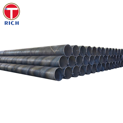قیمت خوب لوله فولادی کربن Q235JR SSAW لوله جوش داده شده فولادی کربن گالوانیزه برای زمینه ساختاری آنلاین