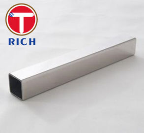 قیمت خوب 304 لوله فولادی ضد زنگ مستطیلی برای ساختار هدف 0.3 - 4.5 میلیمتر WT آنلاین