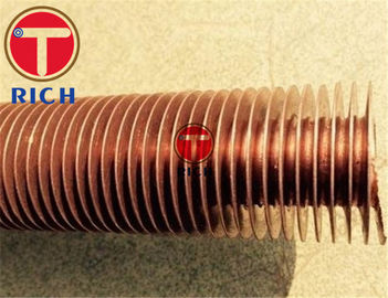 قیمت خوب لوله مسی دندانه دار OD25mm برای خنک کننده هوا آنلاین