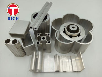 قیمت خوب صنایع نساجی اکسترود شده پروفیل های فولادی ویژه صنعتی آلومینیوم مستطیلی آنلاین