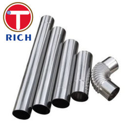 قیمت خوب ASTM A554 جوش داده شده از سیستم اگزوز لوله استنلس استیل جوش داده شده سطح فلکس لوله فلکس آنلاین