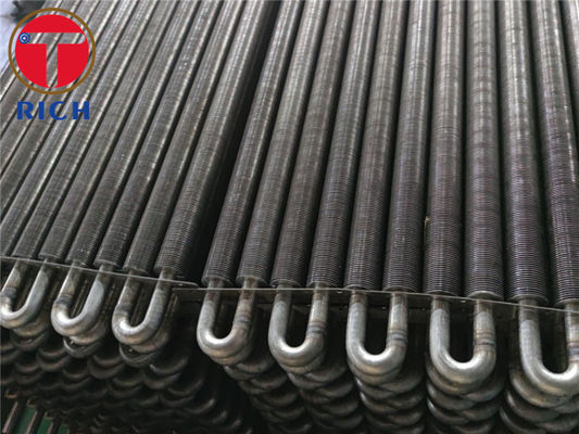 قیمت خوب قهوه ای Fintube Hairpin Heap Exchanger Aisi Embedded Tube Fin 1mm ضخامت آنلاین