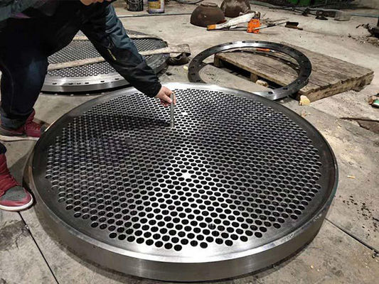 قیمت خوب 16mn Heat Exchanger Tube Sheet For Pressure Vessel Steam Turbine آنلاین