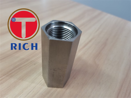 قیمت خوب 304 316 داخلی رزوه شش گوش بست فولادی ضد زنگ قطعات Cnc ماشینکاری شده آنلاین