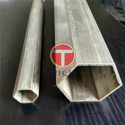 قیمت خوب بخش توخالی لوله فولادی سرد کشیده St42 بیرون و داخل هر دو شش گوشه آنلاین